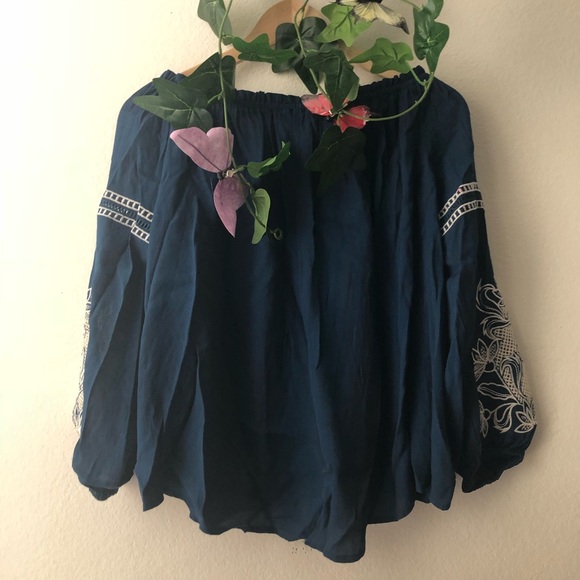 🎃BUY 1 GET 1🎃 Embroidered OffTheShoulder - Picture 5 of 5